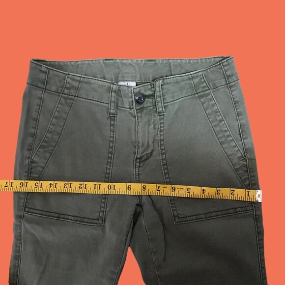 🌿 Cabi Olive Utility Slim Pants | Size 4 | Soft Stretch Fit - Picture 6 of 8